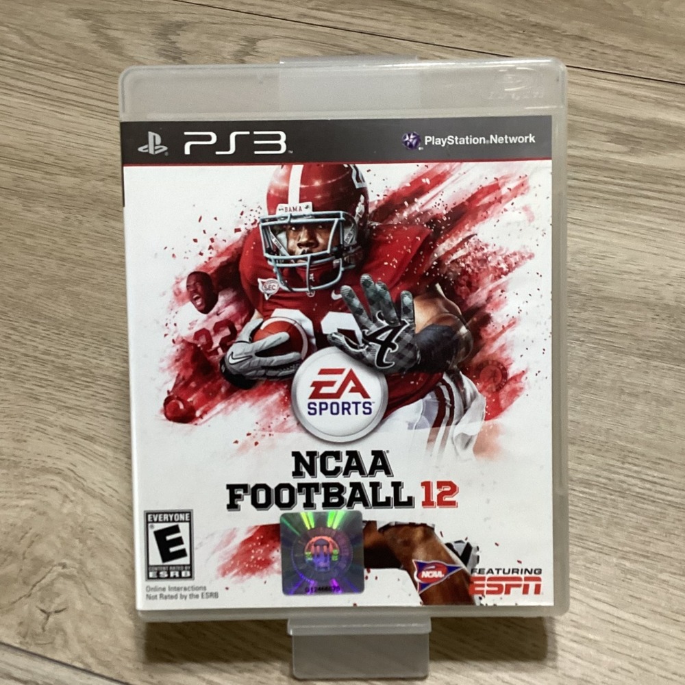 NCAA Football 12 Sony PlayStation 3 PS3 Game EA Sports Disc‎ Manual Included
